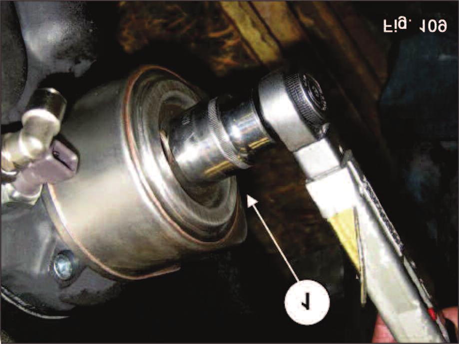 108) and tighten the union with a torque wrench (1, fig.