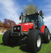 MF 6400 and 7400 Series 95-215 hp These two ranges of medium and high horsepower tractors are ever-popular amongst both agricultural and municipal sectors.