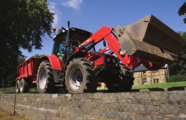 The Steep-nose bonnet design on the MF 5400 Series offers excellent visibility and access to awkward areas whilst the MF 3600 s turning circle allows for precision steering in tight spaces.