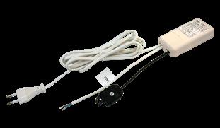 telecontrol dim control cable 1-10V Mini AMP plug 160 2x9W dim 5,5 49,5 LED 350 / W Radio www.hera-online.