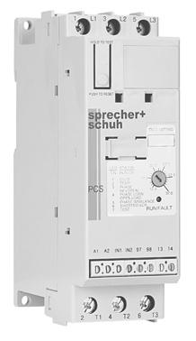 100HP 400HP 700HP 1000HP 1400HP PCS Softstarter Controller IN-rail mountable microprocessor controller for 3-phase motors up to 480A (3.