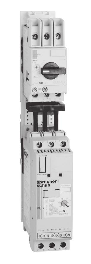 PCS PCS Controllers IN-rail mounted softstarters up to 85A.