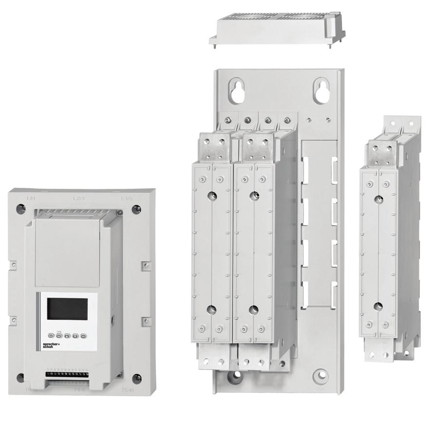 Series PF Softstarter Intelligent Controllers Product Overview Modular esign The PF Softstarter provides intelligence, unmatched performance, flexibility and diagnostics in a modular compact design