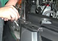1. Remove the nine plastic fasteners on the top of the