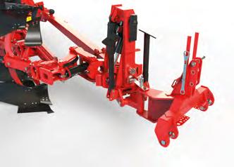 turnover via double cylinders allows the plough