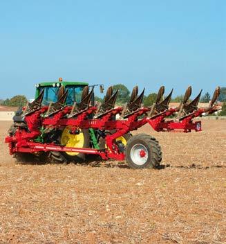 : 1,80 m SPMF 9 / SPMFW 9 In-furrow ploughing Front furrow adjustment (compass) «Single-armed» wheel mounting bracket: Easy access to the wheel Possibility to work without the