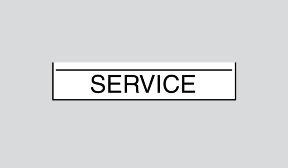 When a maintenance interval threshold is exceeded, an icon with a spanner is shown.