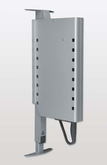 Item overview Pegasus Complete lift mechanism for wall cupboards Load capacity: Type 1 = 0 to 12 kg Type 2 = 10 to 20 kg Type Surface Width Depth Height