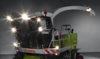 The powerful H9 headlamps light up even the darkest corner of your working area, making it easy to