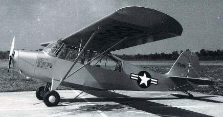 L-16 Aeronca Champion span: 35'1", 10.69 m length: 21'6", 6.55 m engines: 1 Continental O-190-1 max.