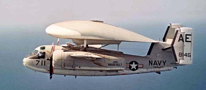 E-1 Grumman G-117 Tracer span: 72'7", 22.12 m length: 43'6", 13.26 m engines: 2 Wright R-1820-82WA max.