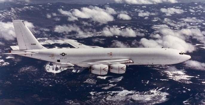 E-6 Boeing Hermes span: 148'2", 45.16 m length: 152'11", 46.61 m engines: 4 CFM F108-CF-100 max.