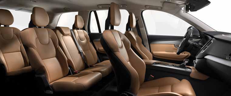 volvo XC90 volvo XC90 RA20: Leather Amber in Charcoal