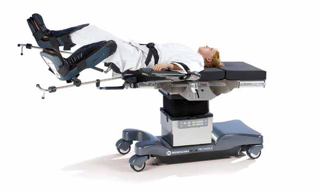 Adjustable for your needs Suitable for both general and special fields of surgery Modular construction, detachable table top sections and reverse functions allows wide range of patient positioning