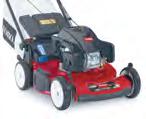 faster finish Finish mowing faster with a larger inch (56 cm) cutting width and ground speeds up to 7.