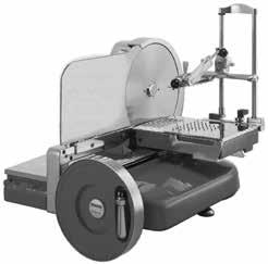 Traditional Vintage Style Slicers S 9M Flywheel Slicer The S 9M is a high precision slicer perfect for producing very thin slices of hams and cured meats.
