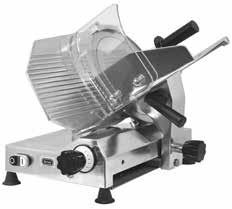 performance of the OG series of belt-driven gravity feed slicers is ideal for small shops and restaurants, caterers, small/ medium kitchens.