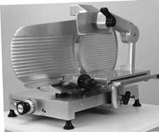 Manufactured in stainless steel and anodised aluminium to resist the corrosive effects of salts and acids TS37N Bacon Slicer The TS37N belt driven bacon slicer takes the hard work out of