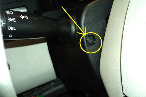 11. Route the wire harness to reach the lower part of the steering wheel 12.