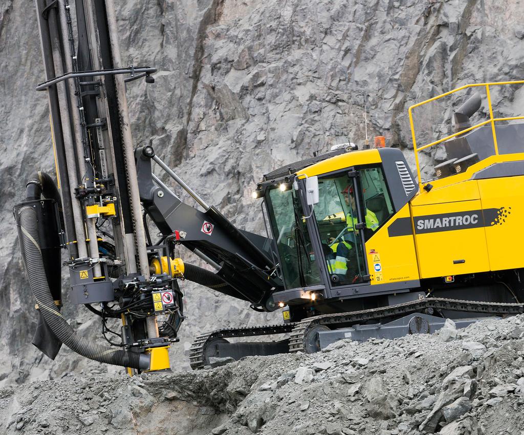 THE MINING MASTERMIND THE SMARTROC D65 DOWN-THE-HOLE DRILL RIG TURNS YOUR MINING VISION INTO REALITY. YOUR BUSINESS WILL PROFIT FROM THE ADDED INTELLIGENCE OF THE SMARTROC D65.