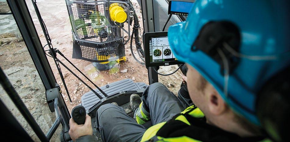+ FLEXIBILITY FOR LONG-TERM PRODUCTIVITY The FlexiROC T45 is equipped with Atlas Copco s dependable and highly productive rock drill control system, COP Logic.