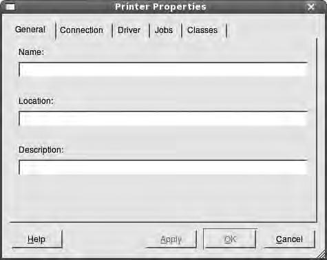 Nastavljanje lastnosti tiskalnika S pomočjo okna v konfiguraciji tiskalnikov lahko spremenite različne lastnosti naprave kot tiskalnika. 1 Odprite Unified Driver Configurator.
