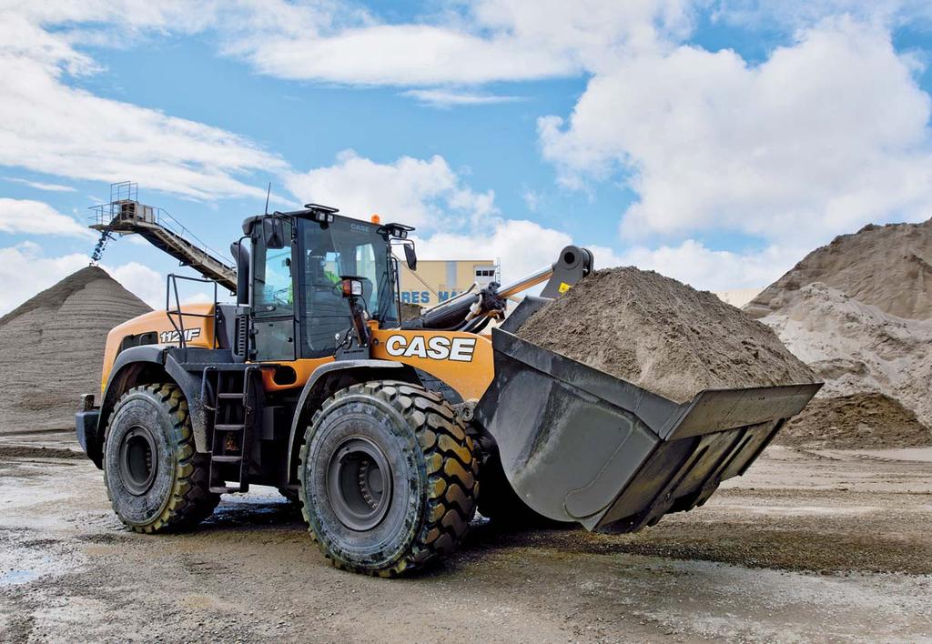 F-SERIES WHEEL LOADERS 51 MORE PRODUCTIVITY Linkage and bucket design The combined action of the higher engine power, the linkage design and the short bottom bucket provides in a