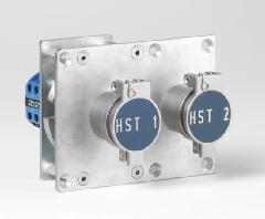 Versions with multiple locks are also available (sheet-steel housing version with up to 2 locks, up to 5 for the panel-mounted version).