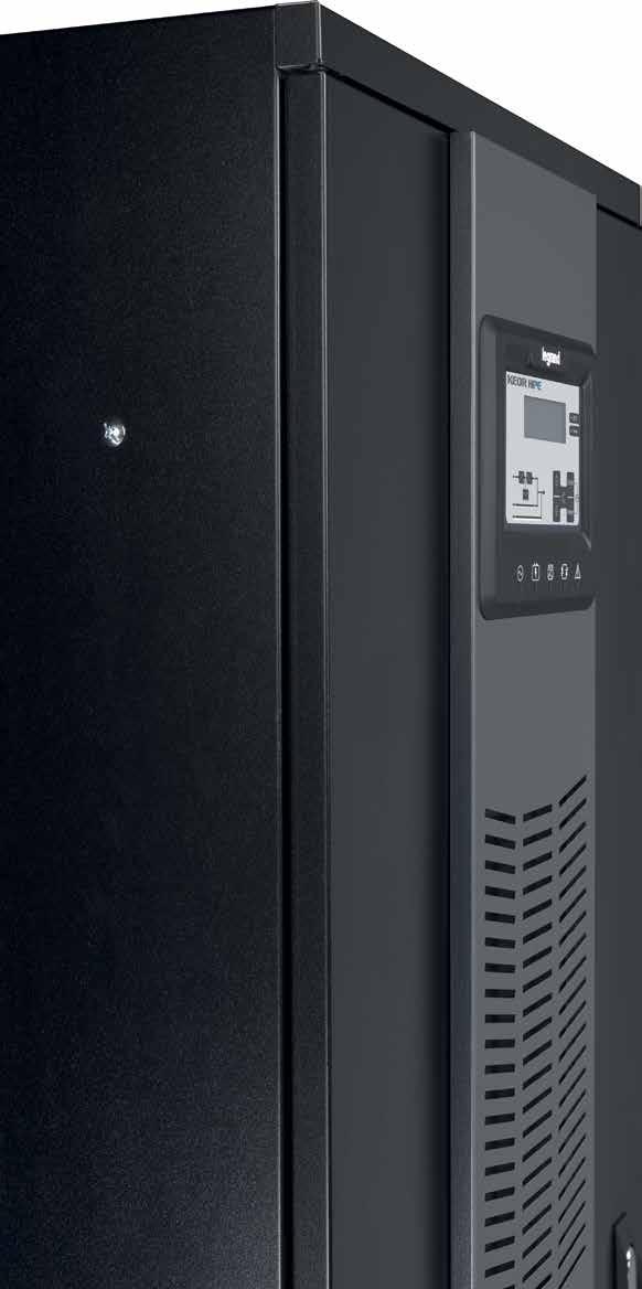 KEOR HPE 3 PHASE UPS HIGH EFFICIENCY AND LOW TCO KEOR HPE is designed to reduce TCO.