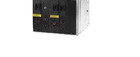 The RPM and epdu enable primary power distribution from the 9355 to secondary power distribution devices or directly to IT equipment, for organized power distribution with fewer cables to