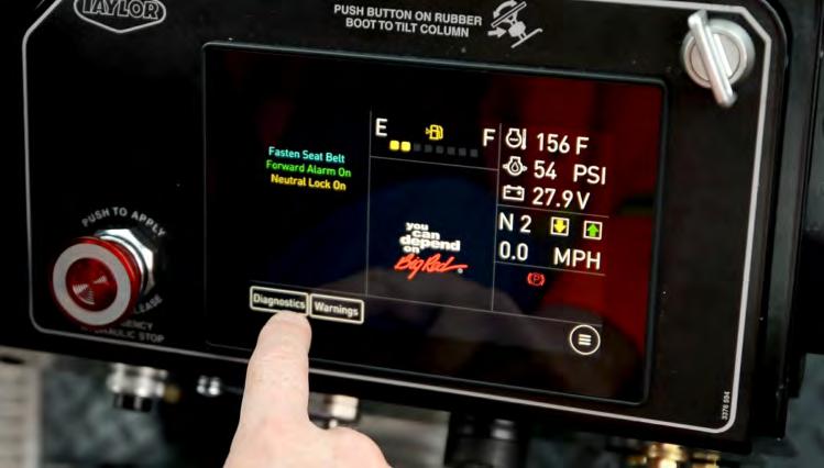 Joystick control that can be tuned for operator comfort is standard on all of our models.