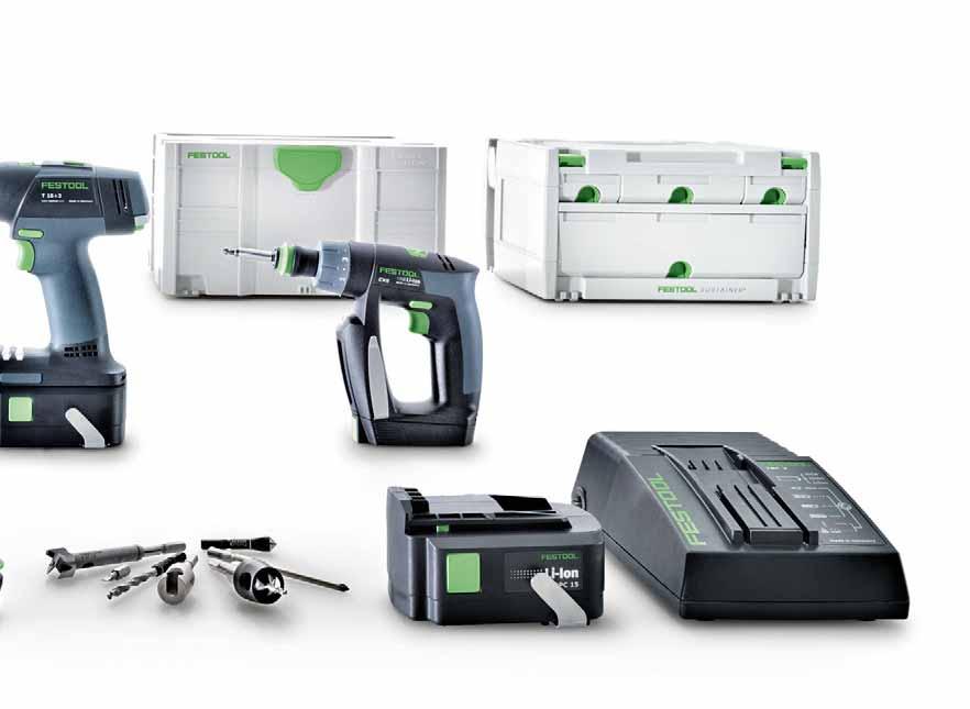 Powerful, or exactly controlled, in extremely tight spaces or for hours on end, with sufficient torque or high speed: the type of work defines the requirements and the Festool system has the answers.