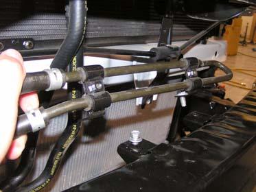 onto lower frame studs; one nut installs onto upper driver frame stud; kit bolt (10mm x