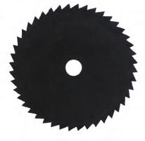 Specialty Tools 97 14-1891 14-2928 14-2700 Part Number Diameter Type Saw Blades 1/4 arbor hole Maximum Depth & Width of Cut Maximum rpm Recommended Use (Guidelines only) 14-1875 1 1/4 High Speed