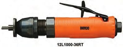 D.: / 6.4 mm Standard Equipment: Collet, applicable wrenches Air Inlet Size 10-10 & 12-10 Series - Inline Router 30,000-34,000 RPM 0.3 hp (0.