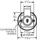 02068 1 2 DRAWER LOCKS Disc Tumbler Cannot be Masterkeyed* Refer to Top of Page for Strikes
