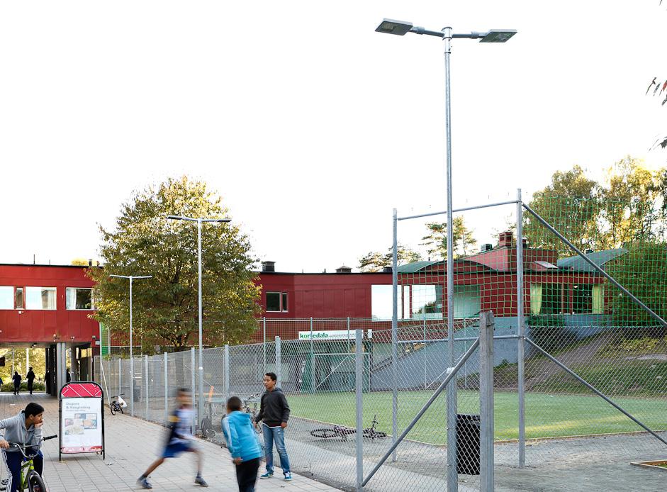 Made in Sweden world-class LED-luminaires Gothenburg, Sweden, Stena Real Estate, sports ground City of