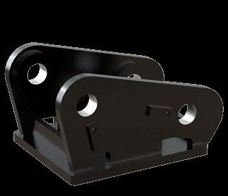 for Rigid Mounting of Grabs KM 690 Adapter for Rigid Mounting Operating weight of excavator (t/lbs) KM 690