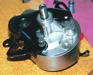The hub of the pulley should be flush with the end of the drive shaft.