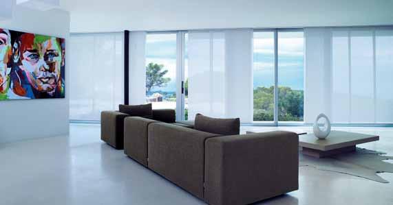 GENERALINFORMATION HIGHLIGHT GENERAL INFORMATION For panel blinds Coulisse offers two system types. Absolute Panel Blind is characterized by easy assembly and user friendliness.