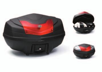 designed for Yamaha Motor by ELM Design Europe and remove from your Yamaha Can hold two (full face) helmets or riding gear Available standard in Matt Black.