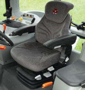One of the key features of the nowfamiliar Massey Ferguson family styling is the modern cab design.
