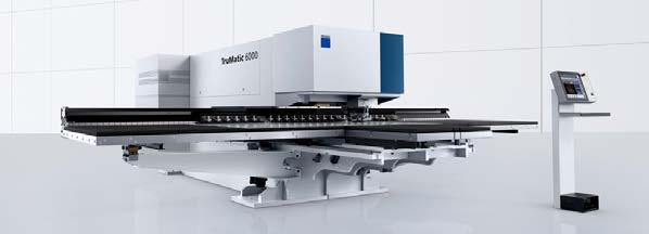 LASER CUTTING AND PUNCHING LASER CUTTING AND PUNCHING TRUMATIC 6000-1600 Versatile laser cutting and punching machine.