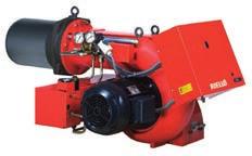The PRESS P/N series of burners covers a firing range from 800 to 5130 kw.