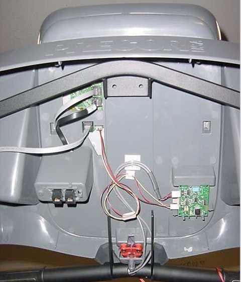 Procedure 6.10 - Replacing the Upper PCA 1. Set the treadmill circuit breaker in the off position and unplug the treadmill s line cord from the AC outlet. 2.