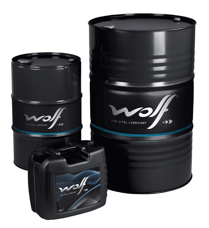 NEW PRODUCTS AGRICULTURE NEW WOLF TRACTOFLUID 50 KEY BENEFITS Intended for use in wet brakes in Volvo construction equipment. Meets the specification Volvo 97304 (wb 102).