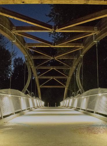 KLIK LEDpod 50 Patented Description Discrete, seamless point source LED fixture for use in all code-compliant handrail, especially curving ramps and helical stairs as well as long runs on bridges and