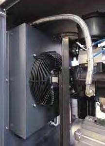 Ventilation Compressor cabinet is cooled by the axial fan directly controlled by the ETMII, in order to