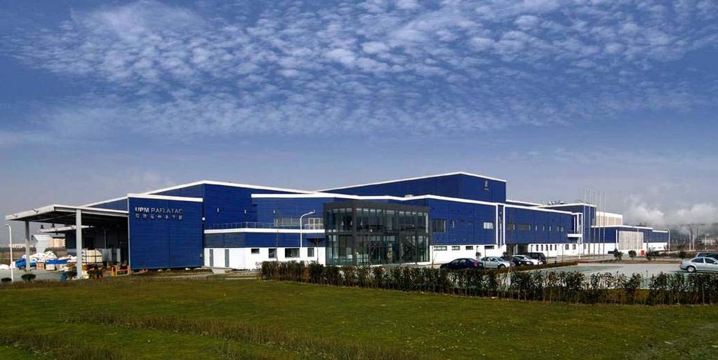 PORTFOLIO DEVELOPMENT LABELS UPM's new labelstock factory in Changshu Excellent infrastructure and location at UPM's Changshu mill site State of the art