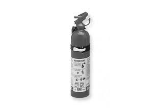 Standard equipment does not include a fire extinguisher. Many owners prefer to provide their own fire extinguishers.